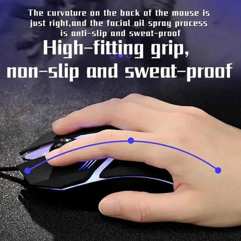 Sports LED Luminous Backlit USB Gaming Mouse