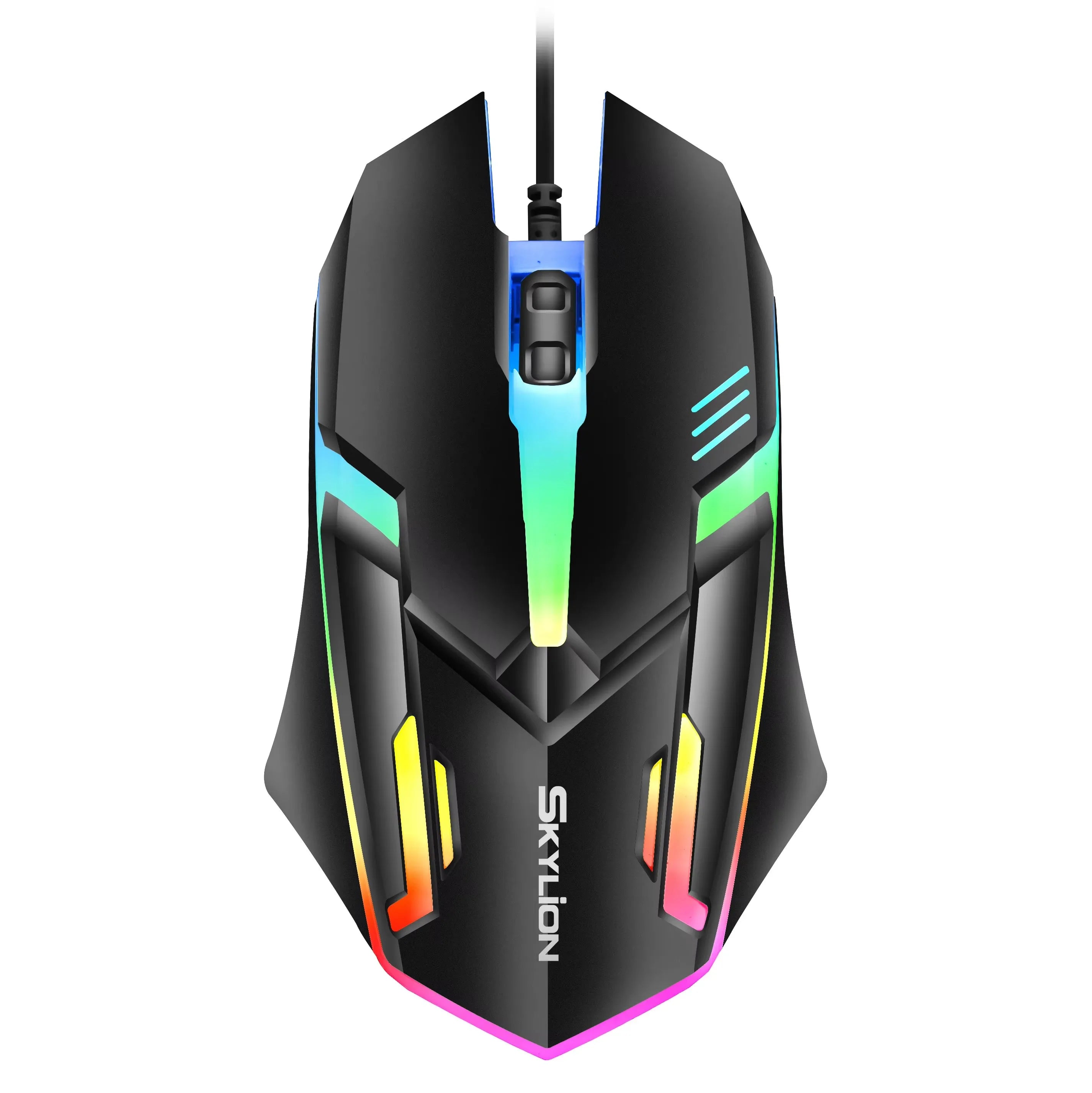 F1 Wired 3 Keys Mouse Colorful Lighting Gaming
