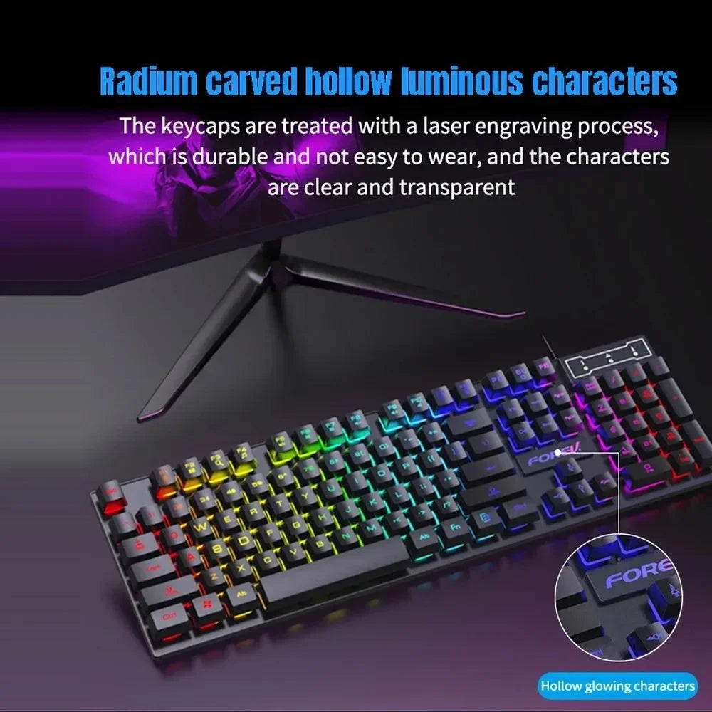 104 key Wired Gaming Keyboard BUNBLE!!!!